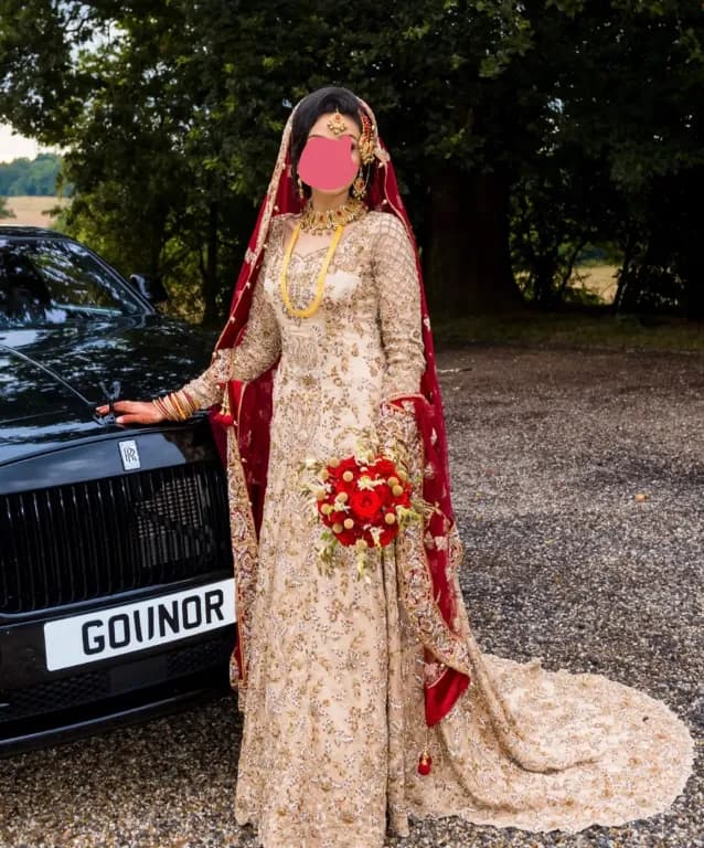 Champagne Gold Bridal Wedding Dress – Mongas