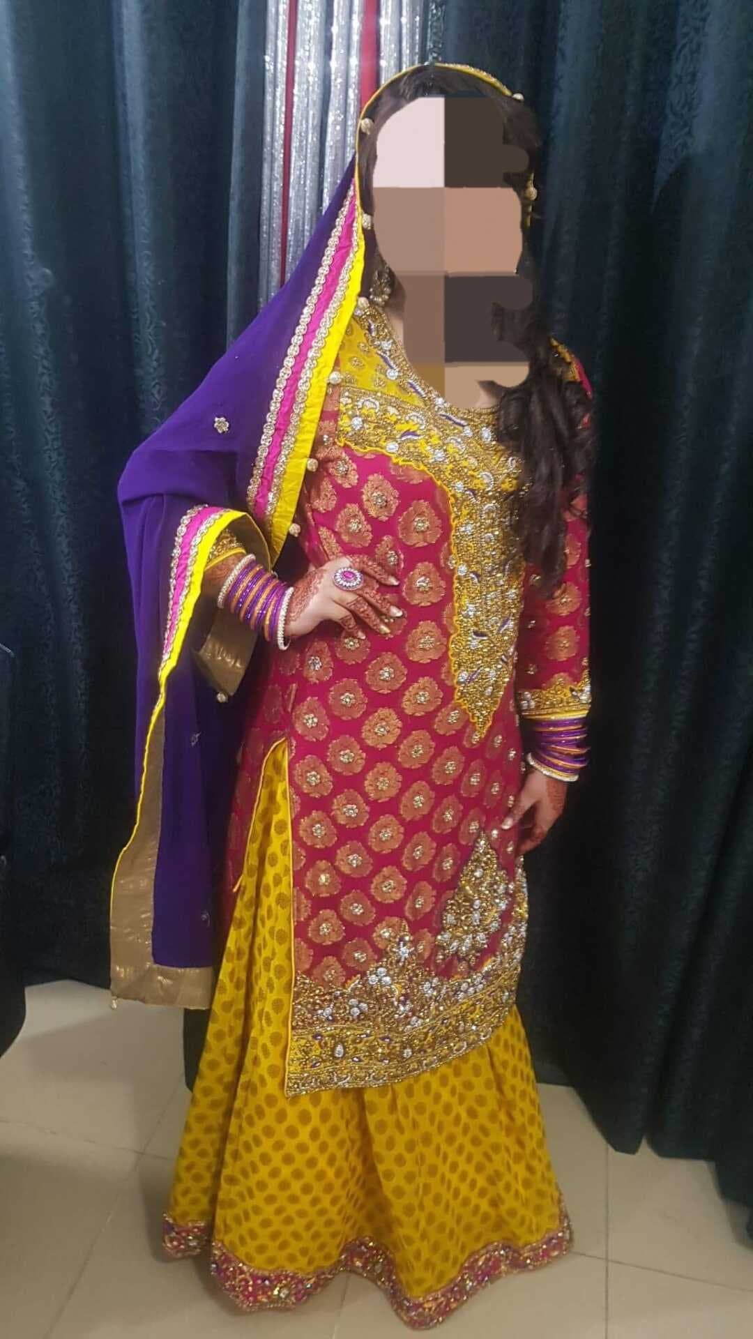 Bridal mehndi outfit
