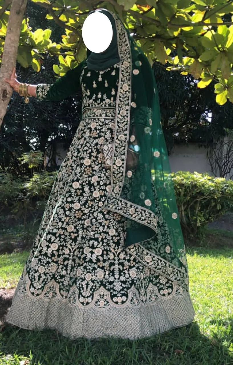 Green lengha thumbnail 2