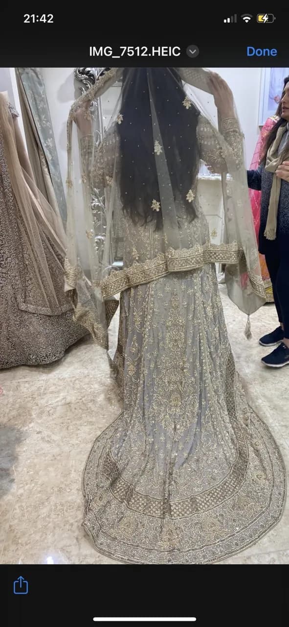Bridal/ Nikkah dress Size 12 thumbnail 6