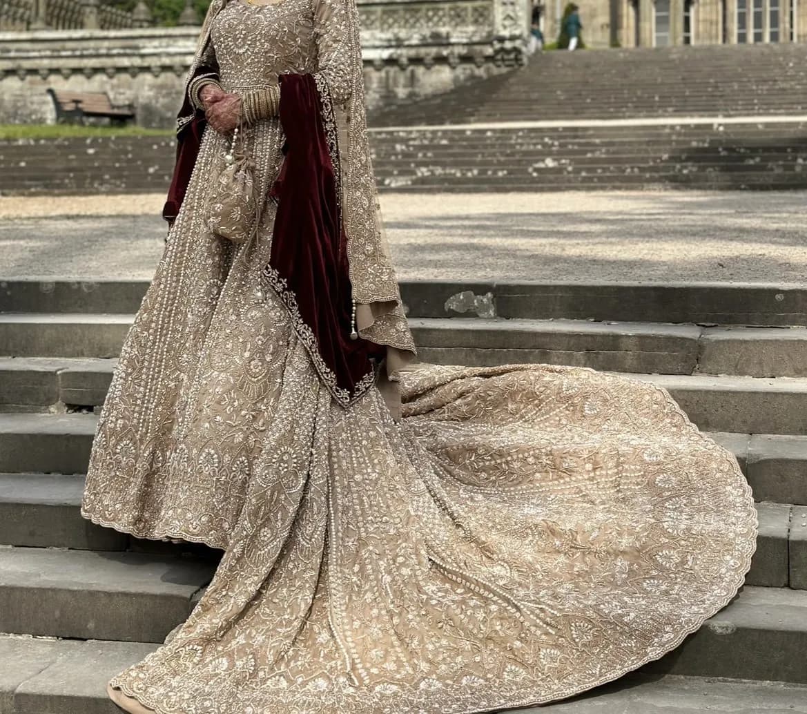 Heavy Bridal Embelished Wedding outfit