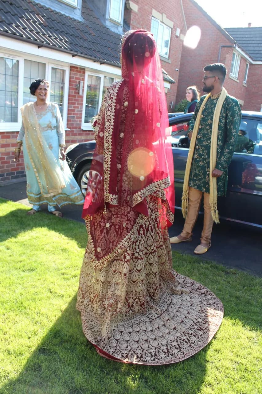 Bridal Indian wedding dress thumbnail 4