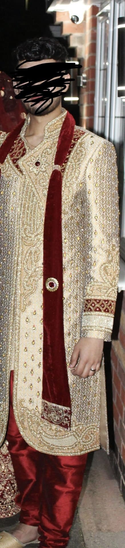 Asian men’s groom outfit thumbnail 3