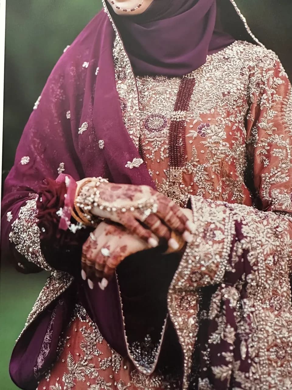 Heavy Pakistani bridal Lengha