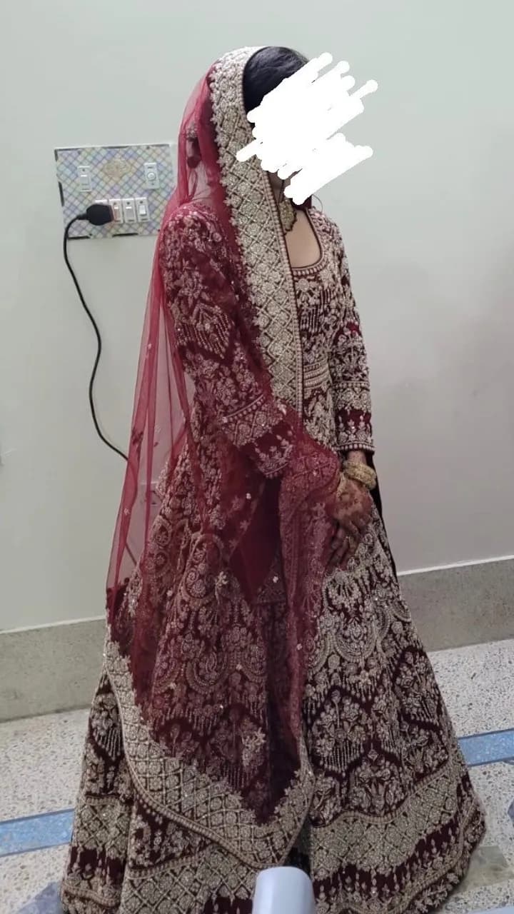 Asian Bridal Dress (with accessories)