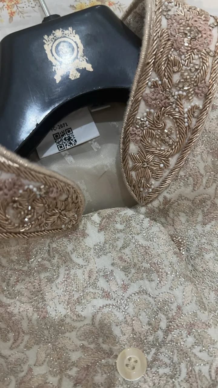 Sherwani - White Jacket thumbnail 3