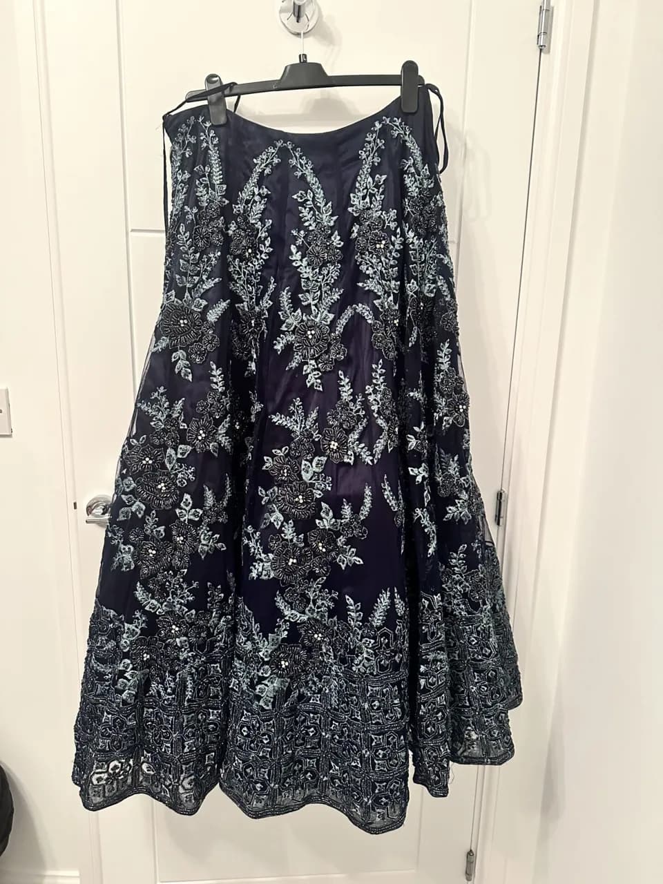 Midnight Blue Lehenga Set thumbnail 5
