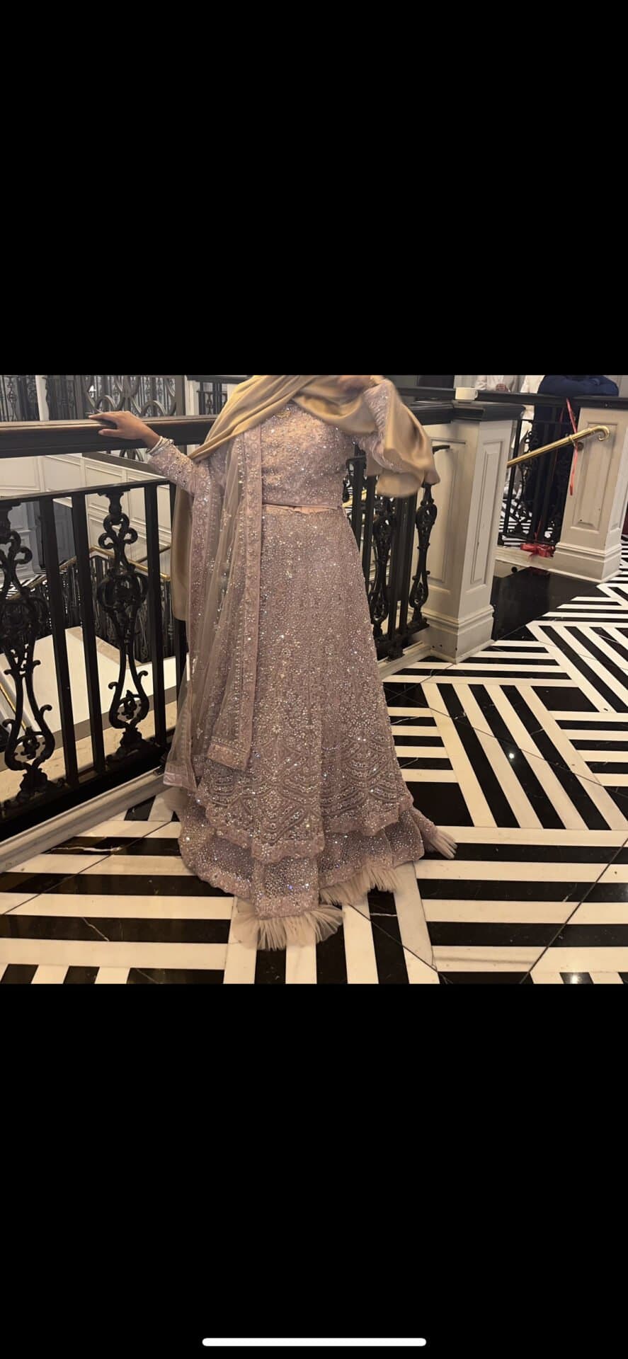 Pink Heavily Embroidered Lehenga thumbnail 2