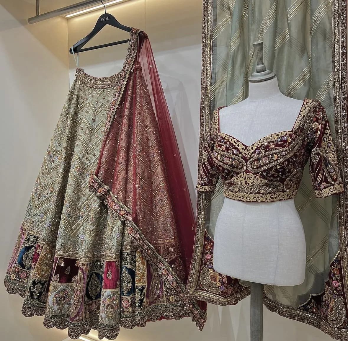 Original Anjali London AVANI Bridal Lehenga