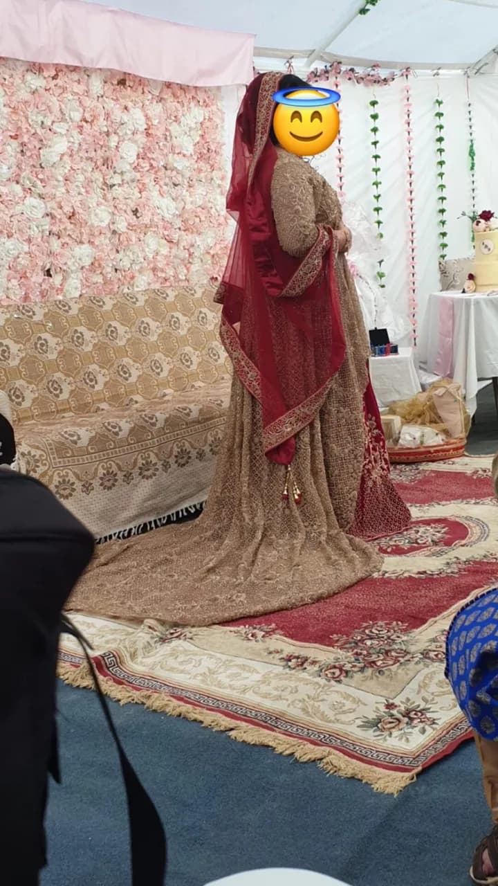 Red and Gold Lehnga UK size 14 thumbnail 2