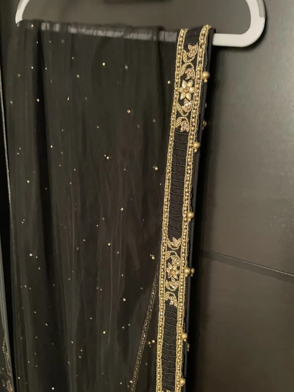 Black and gold Suit