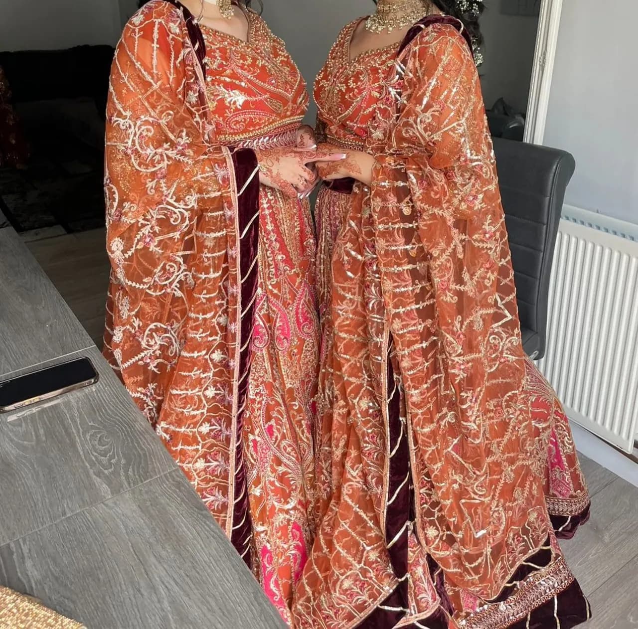 Mendhi Lengha
