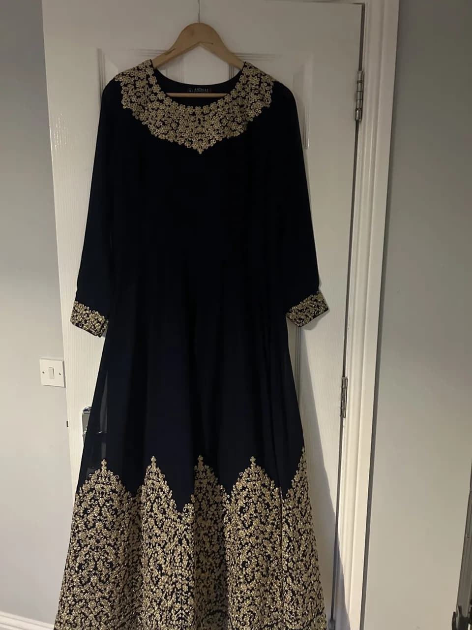 Navy gown