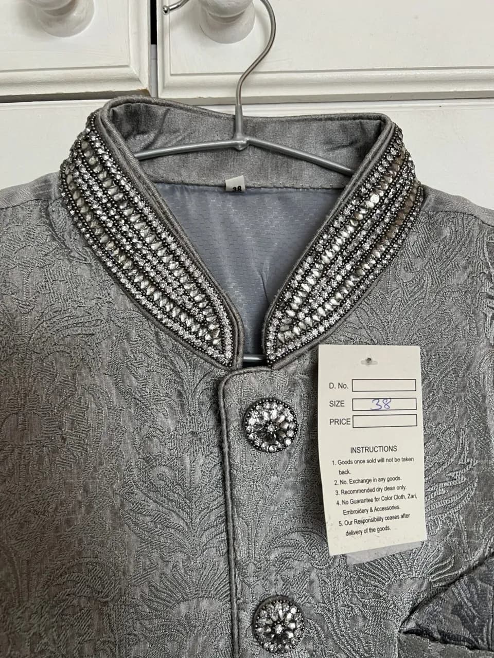 Men’s Grey Waistcoat Jacket - BRAND NEW WITH TAGS - SIZE 36, 38 &amp; 40