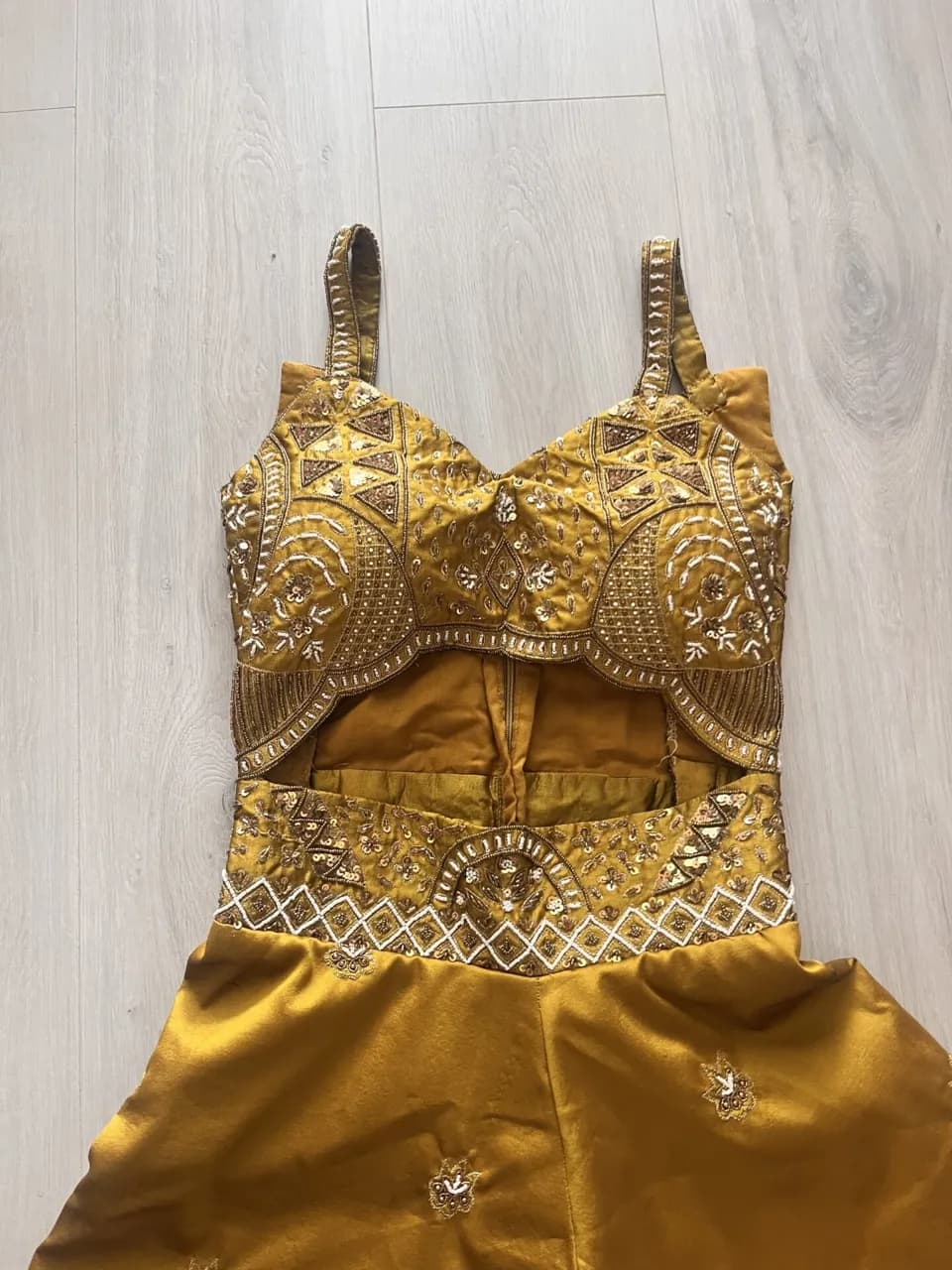 Yellow Indowestern Jumpsuit
