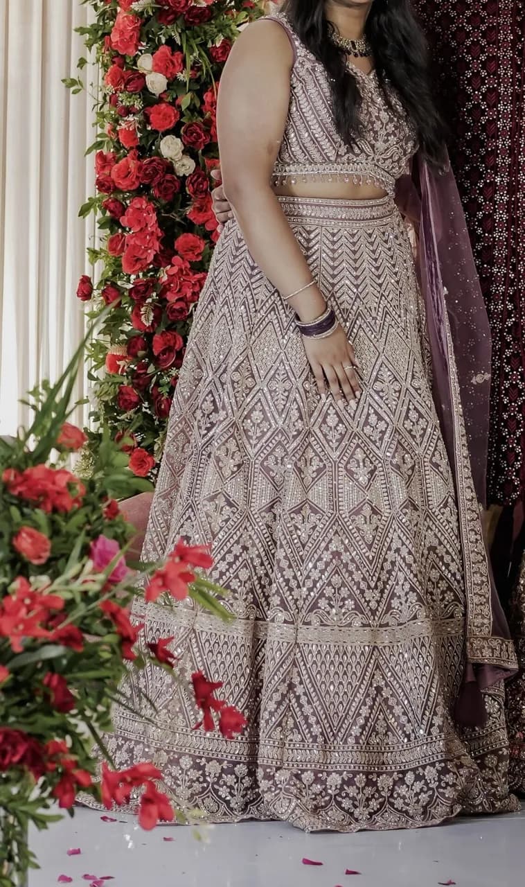 Dusty Pink Lehenga