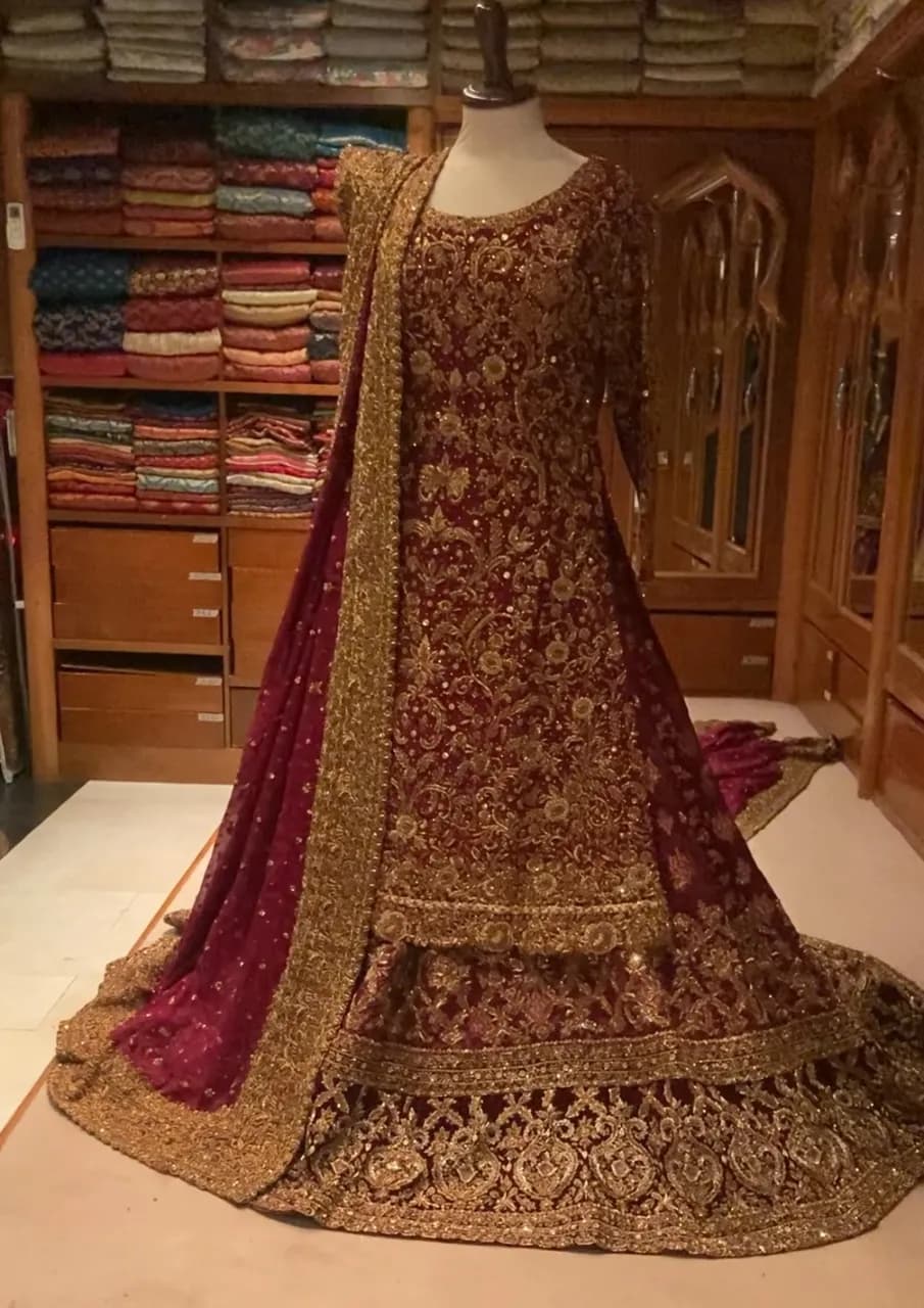 Brand new never worn heavy Shakeels by Zeeshan Danish bridal