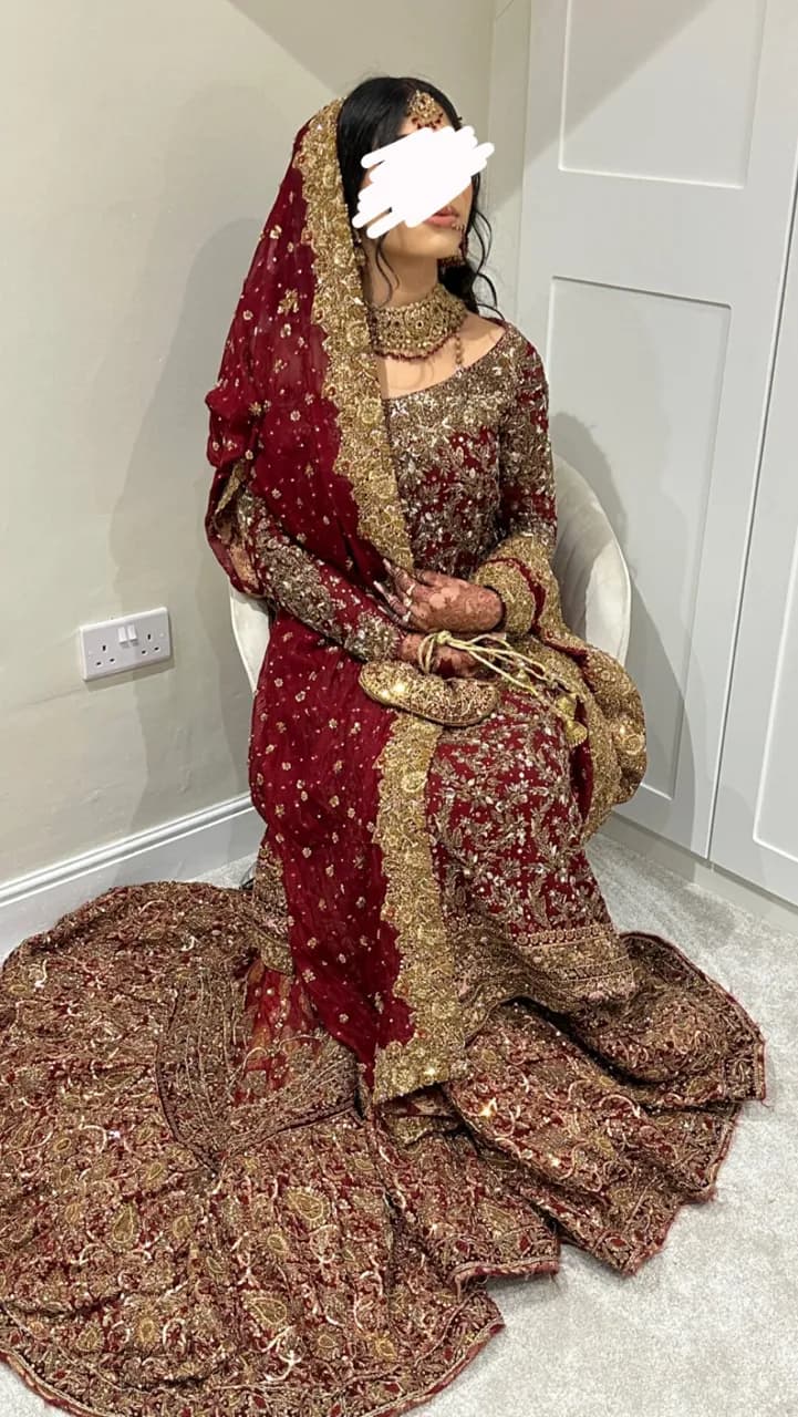 Shakeels by Zeeshan Danish Asian bridal lengha thumbnail 6