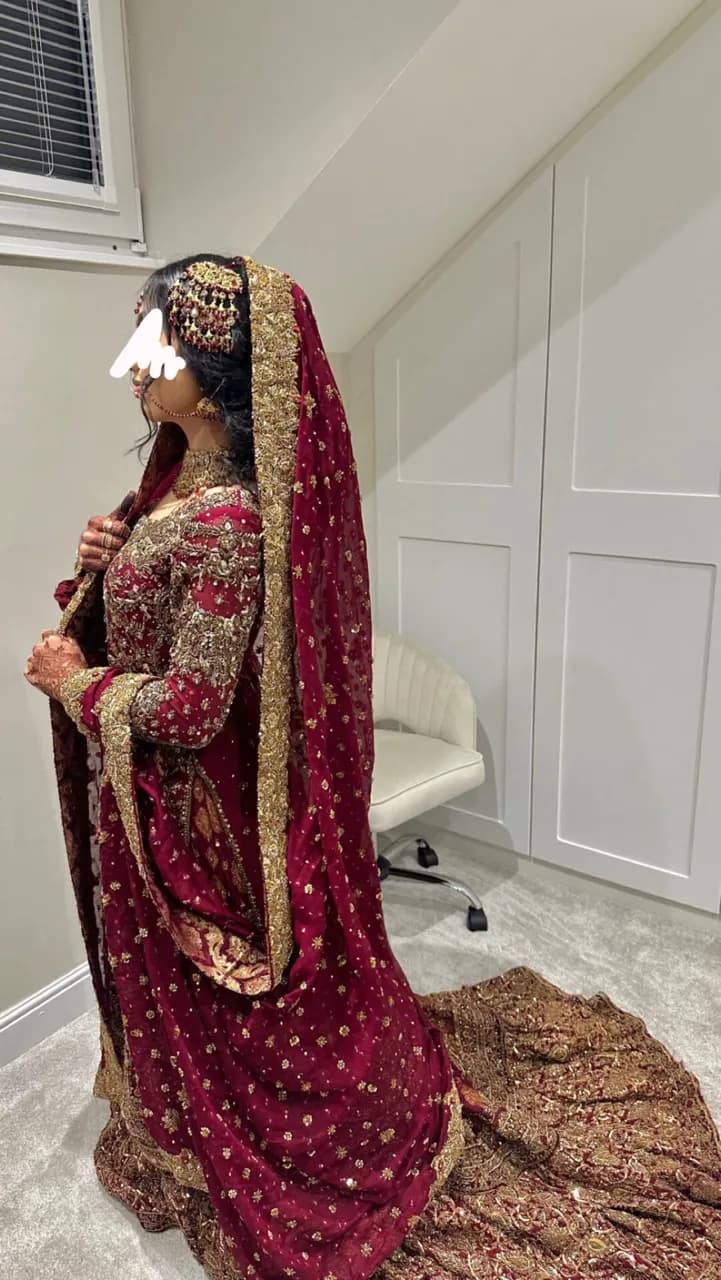 Shakeels by Zeeshan Danish Asian bridal lengha thumbnail 4