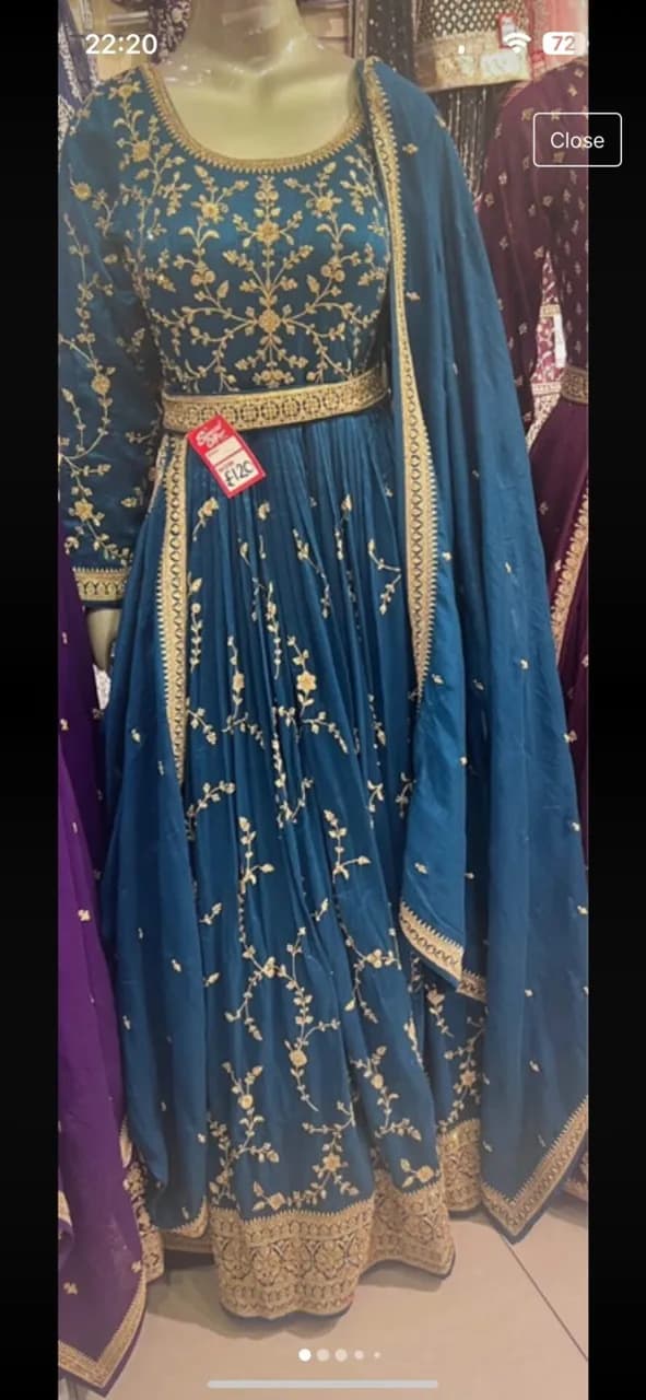 South Asian Wedding Guest Dress thumbnail 7