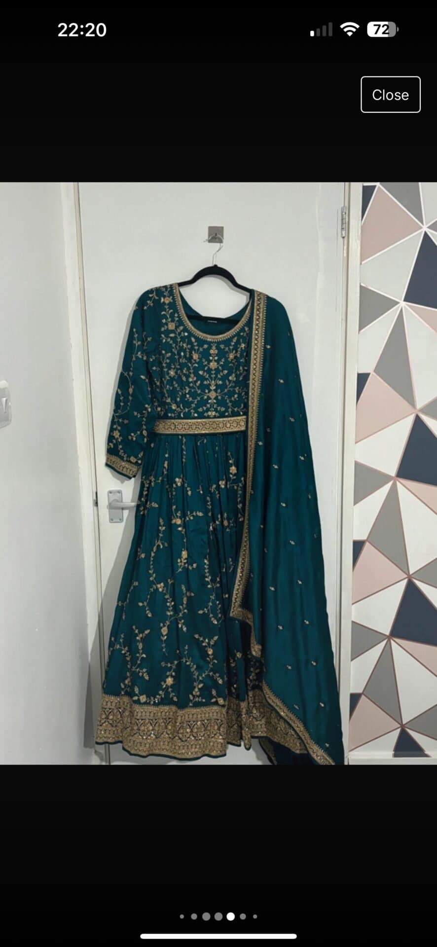 South Asian Wedding Guest Dress thumbnail 4