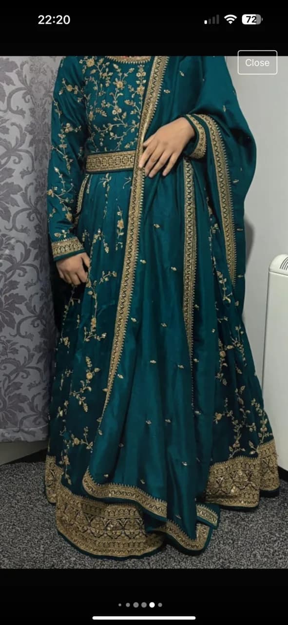 South Asian Wedding Guest Dress thumbnail 5