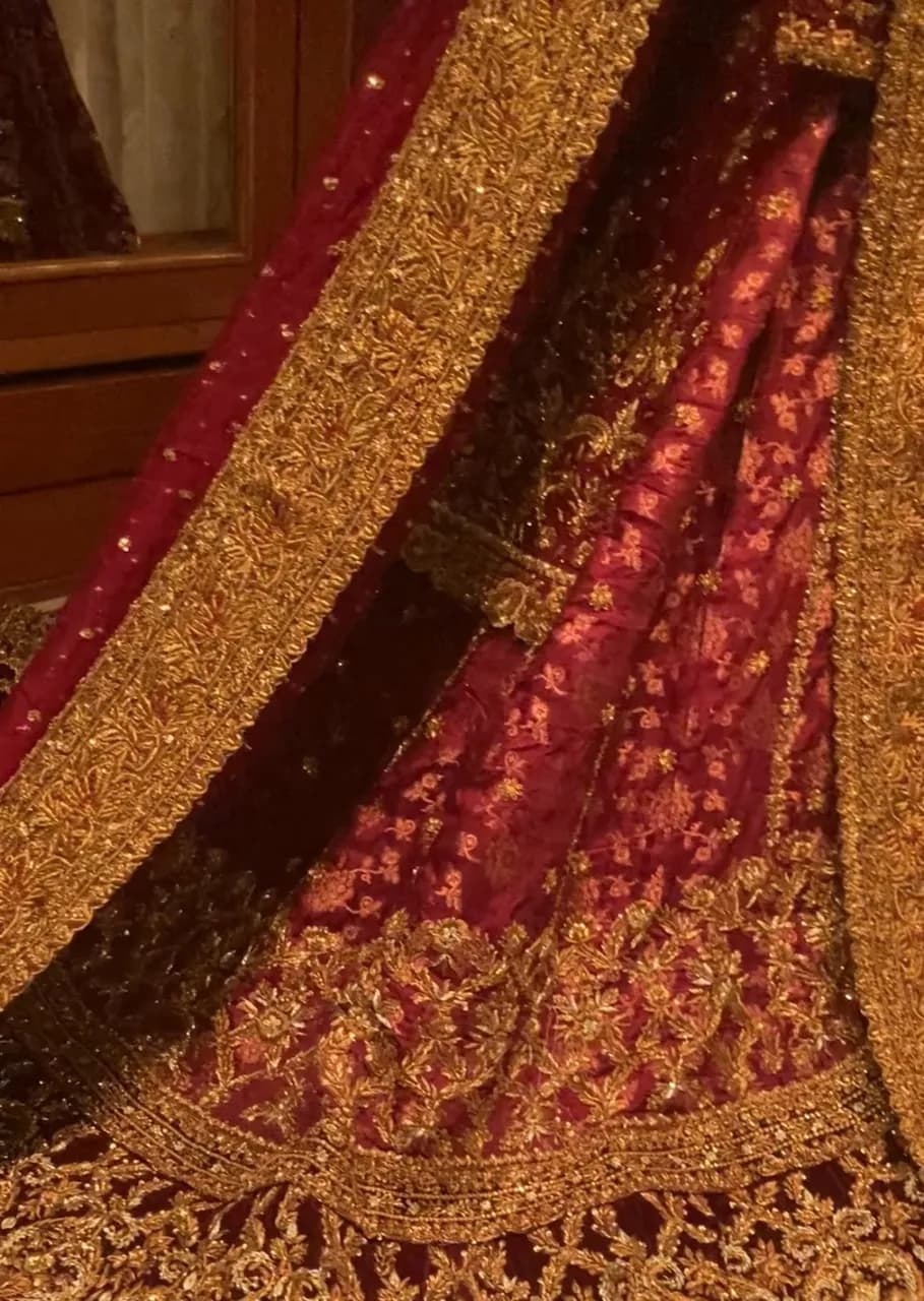 Brand new never worn heavy Shakeels by Zeeshan Danish bridal thumbnail 3