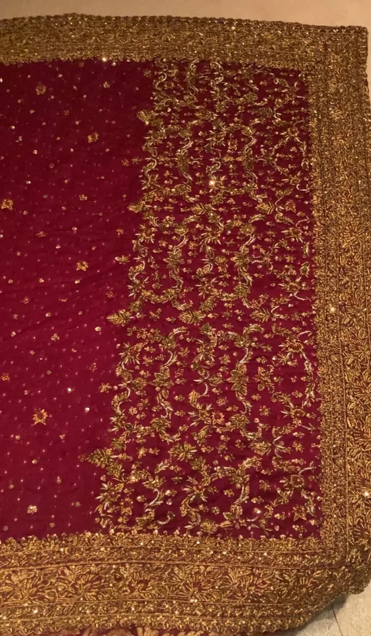 Brand new never worn heavy Shakeels by Zeeshan Danish bridal thumbnail 4