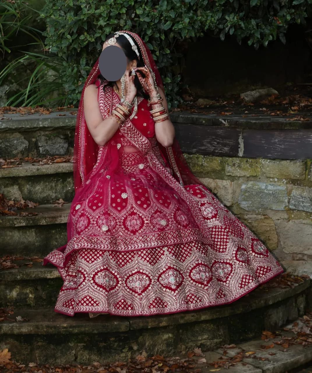 Velvet Bridal lengha thumbnail 3
