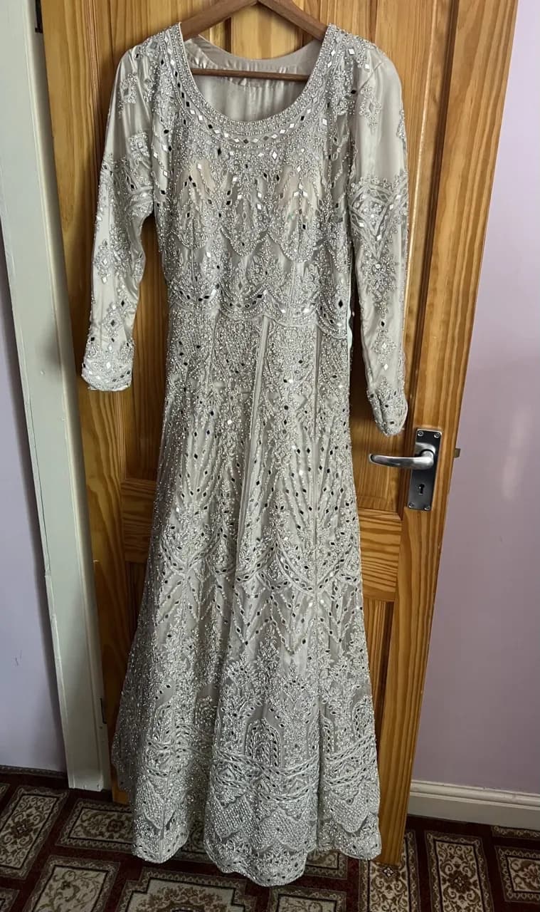 Mirror design maxi dress thumbnail 4