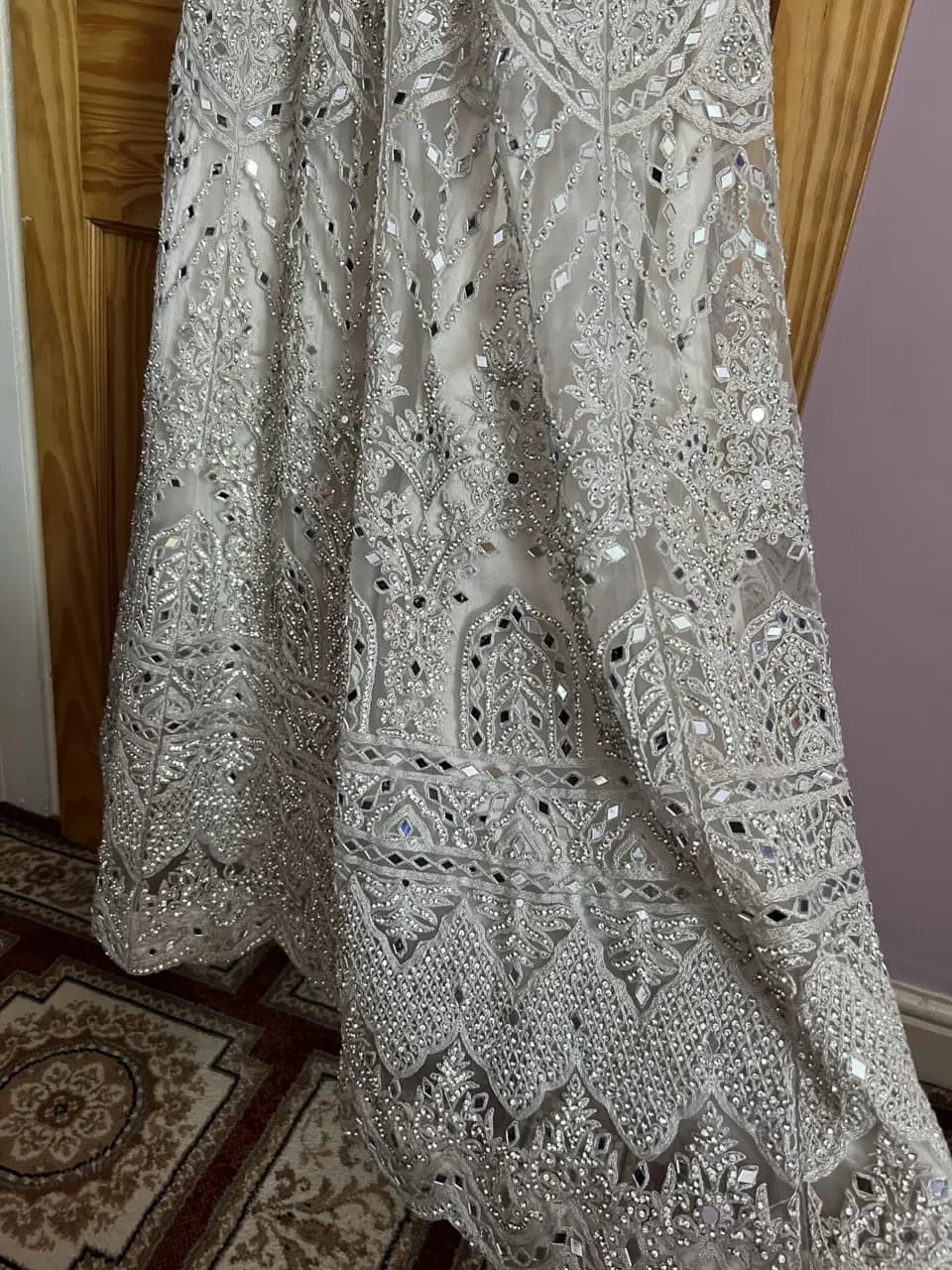 Mirror design maxi dress thumbnail 5