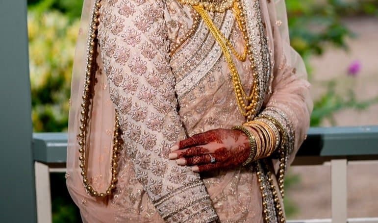 Blush pink bridal lengha - Seema Sarees Green St thumbnail 2