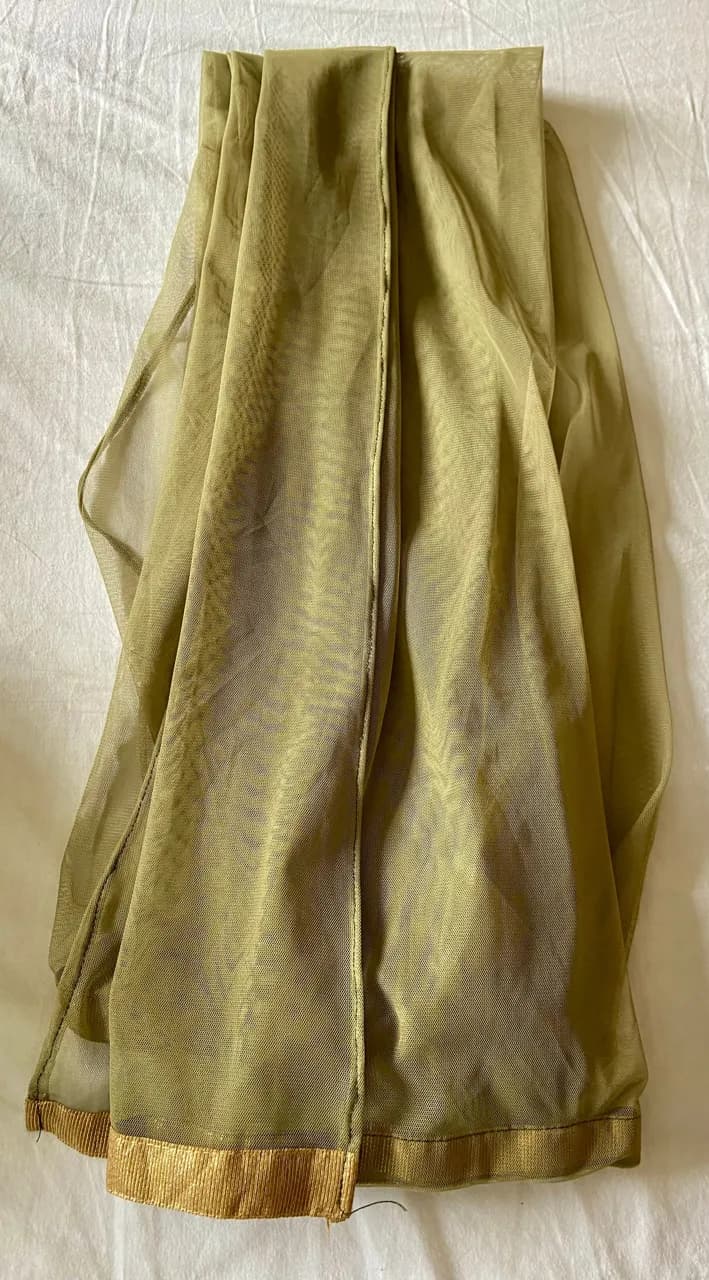 Light Sage Green Anarkali (Sleeves separate)UK Size 12 Never Worn thumbnail 4