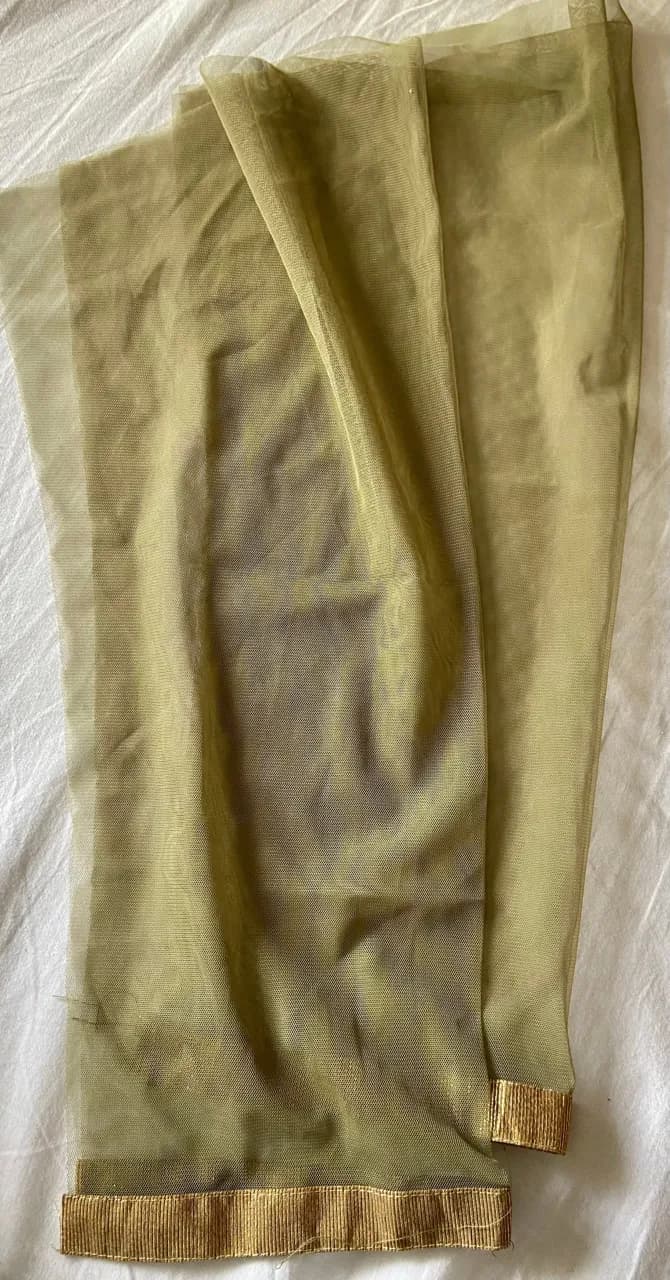 Light Sage Green Anarkali (Sleeves separate)UK Size 12 Never Worn thumbnail 5