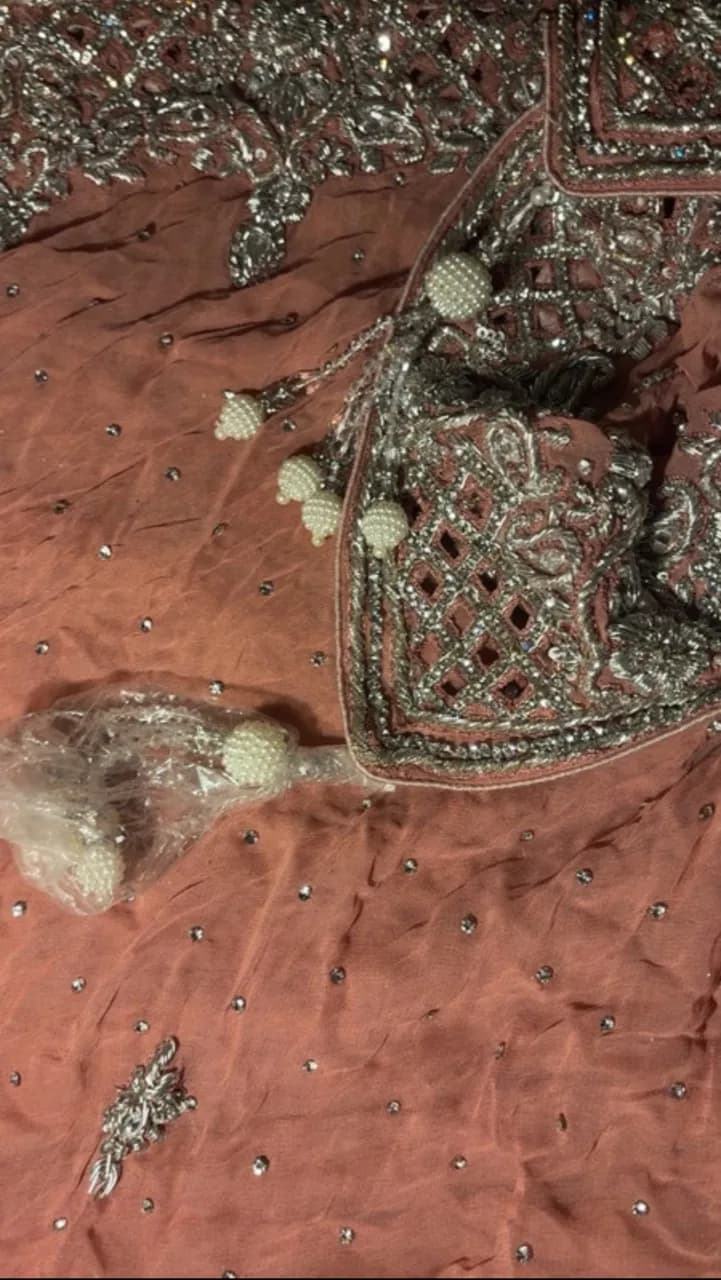Walima Bridal Dress Size Small Wedding Rose Pink thumbnail 5