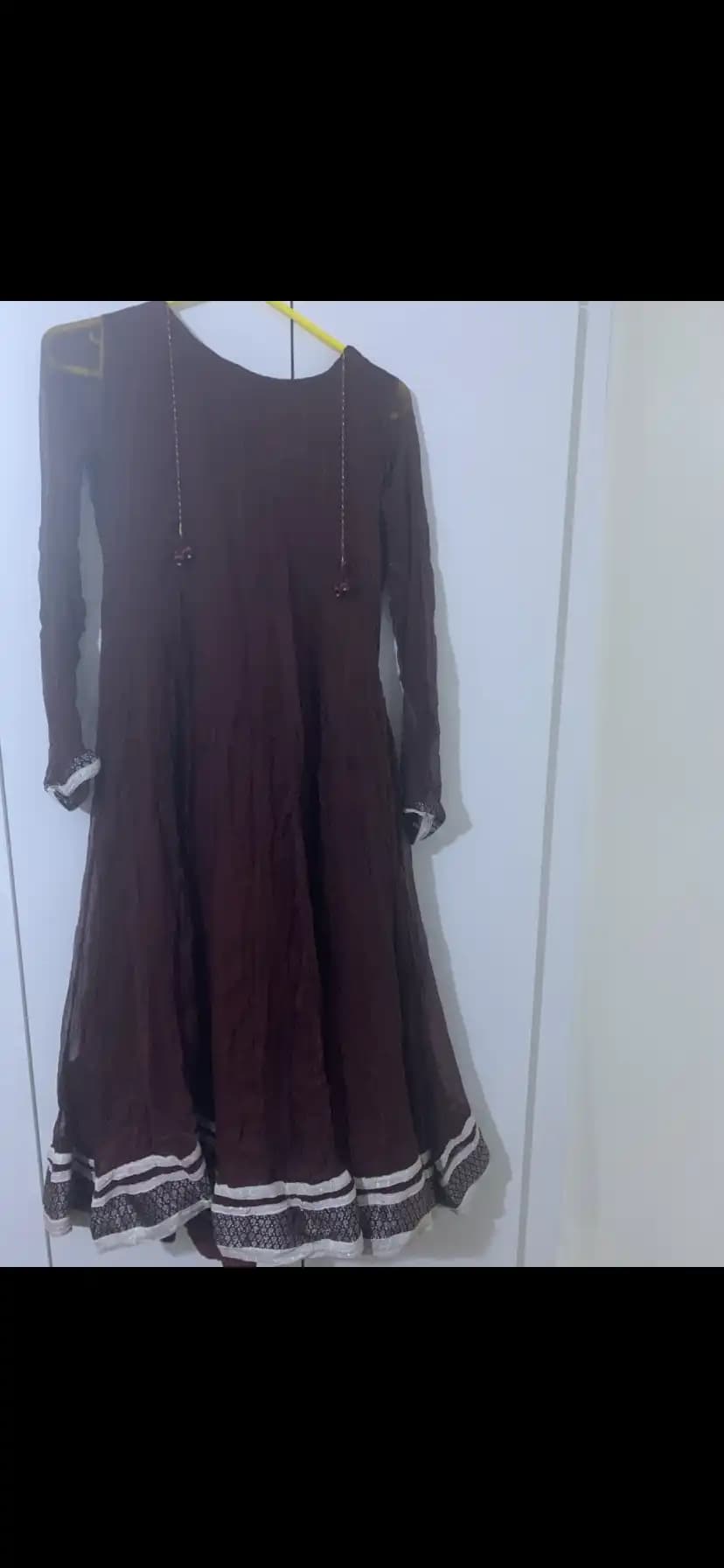 Ladies Brown and silver deco flary diamonds dress 3 piece outfit One size thumbnail 7