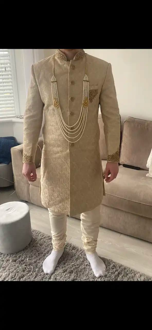 Mens sharwani thumbnail 2