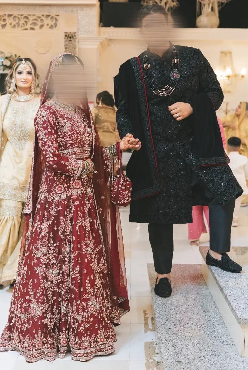 Red Bridal Dress thumbnail 4