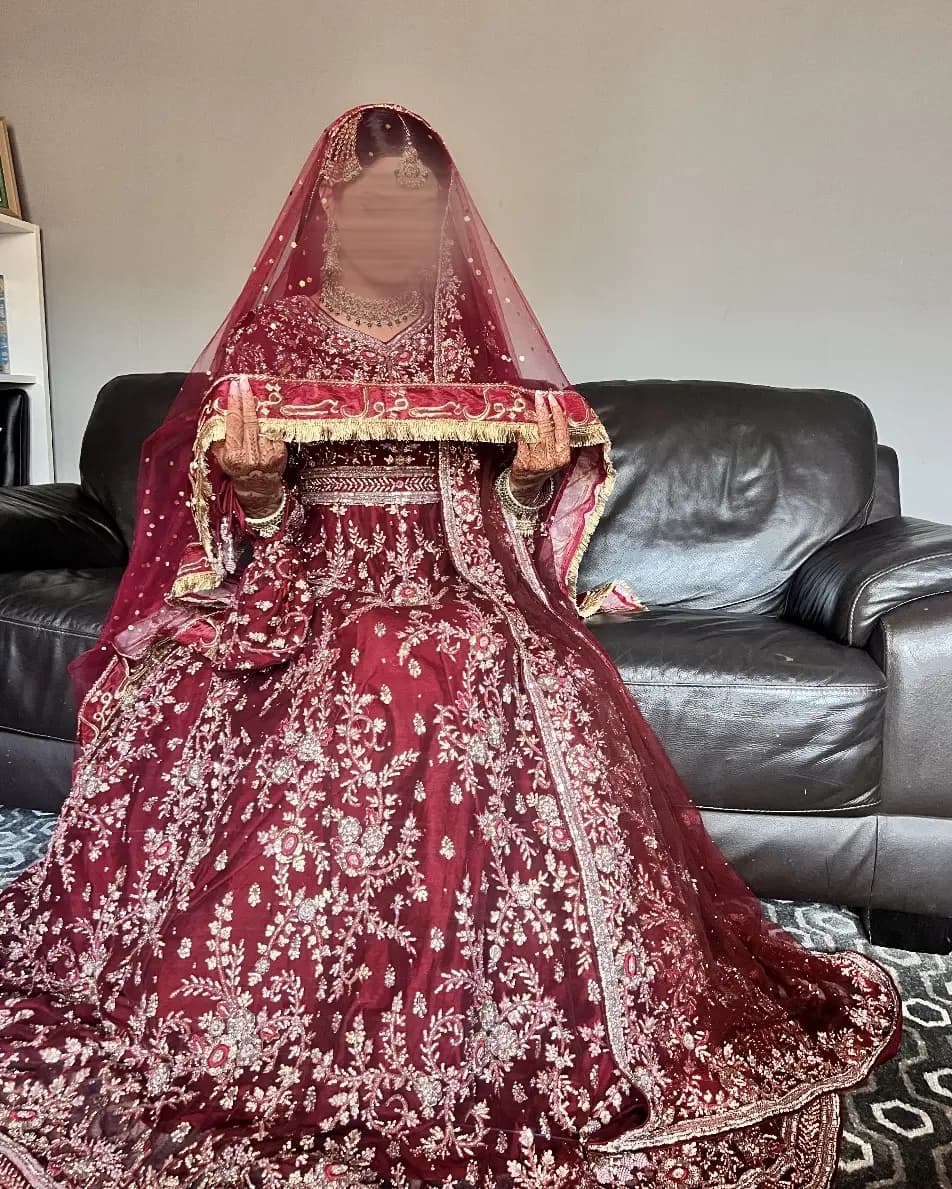 Red Bridal Dress thumbnail 2