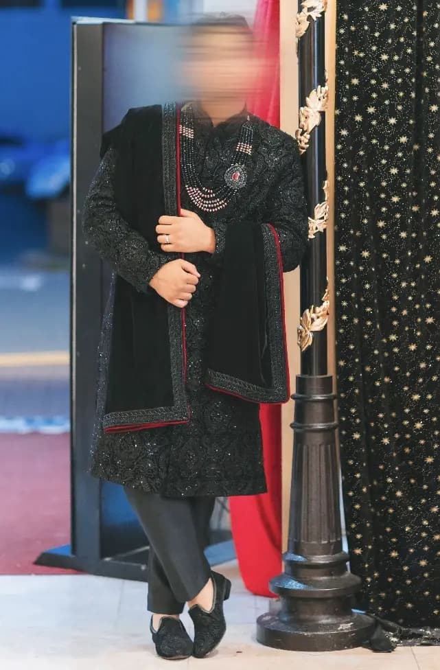Black Sherwani