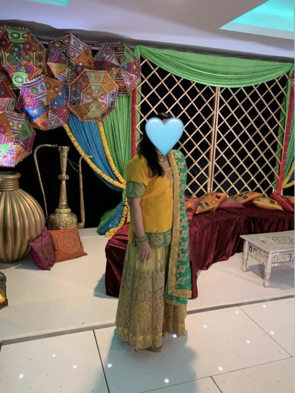 3pc Mehndi Lehenga Outfit — image 1