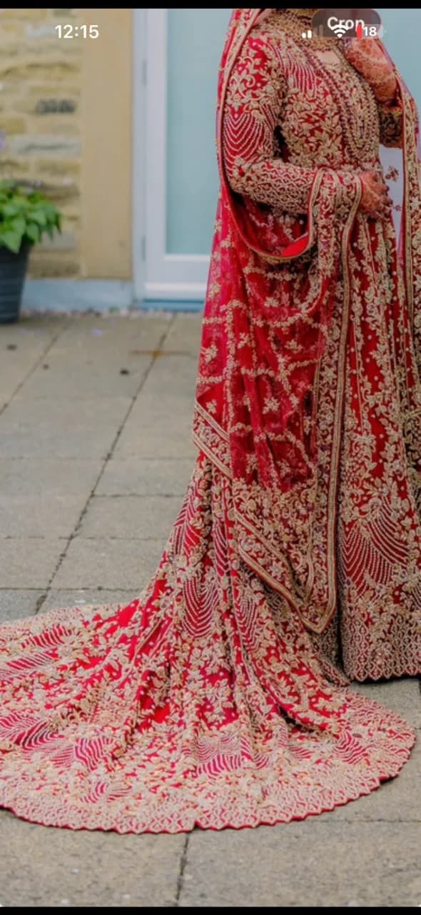 Bridal Red Lehenga — image 1