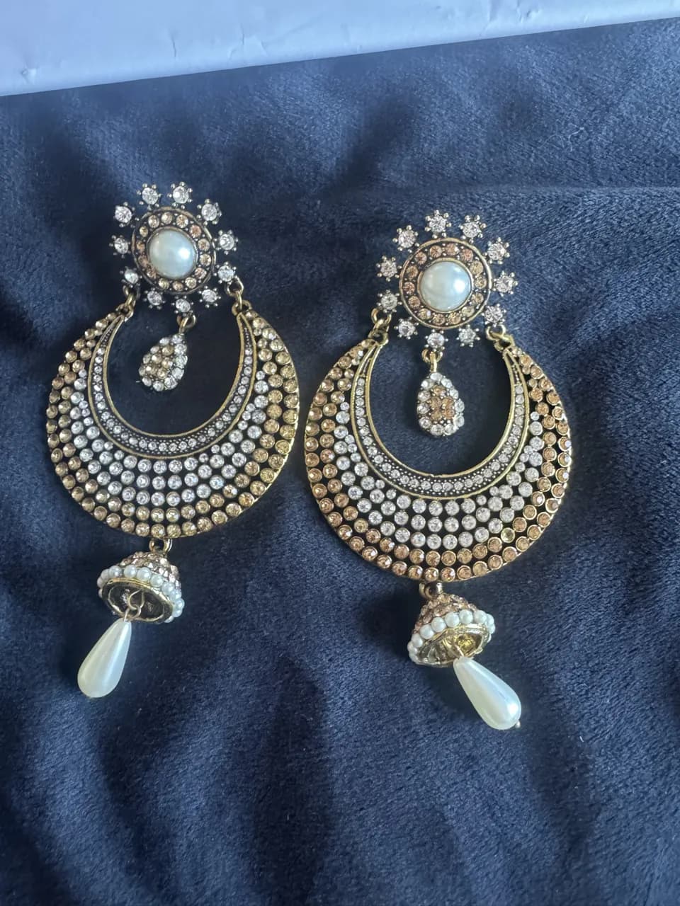 Gold & silver earrings — image 1