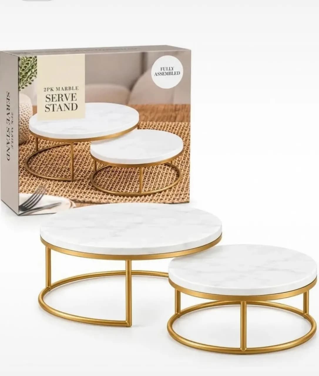 Marble Serve stand — image 1