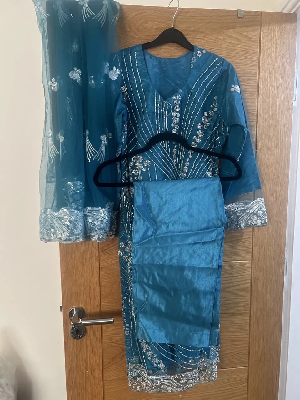 Blue pakistani suit — image 1