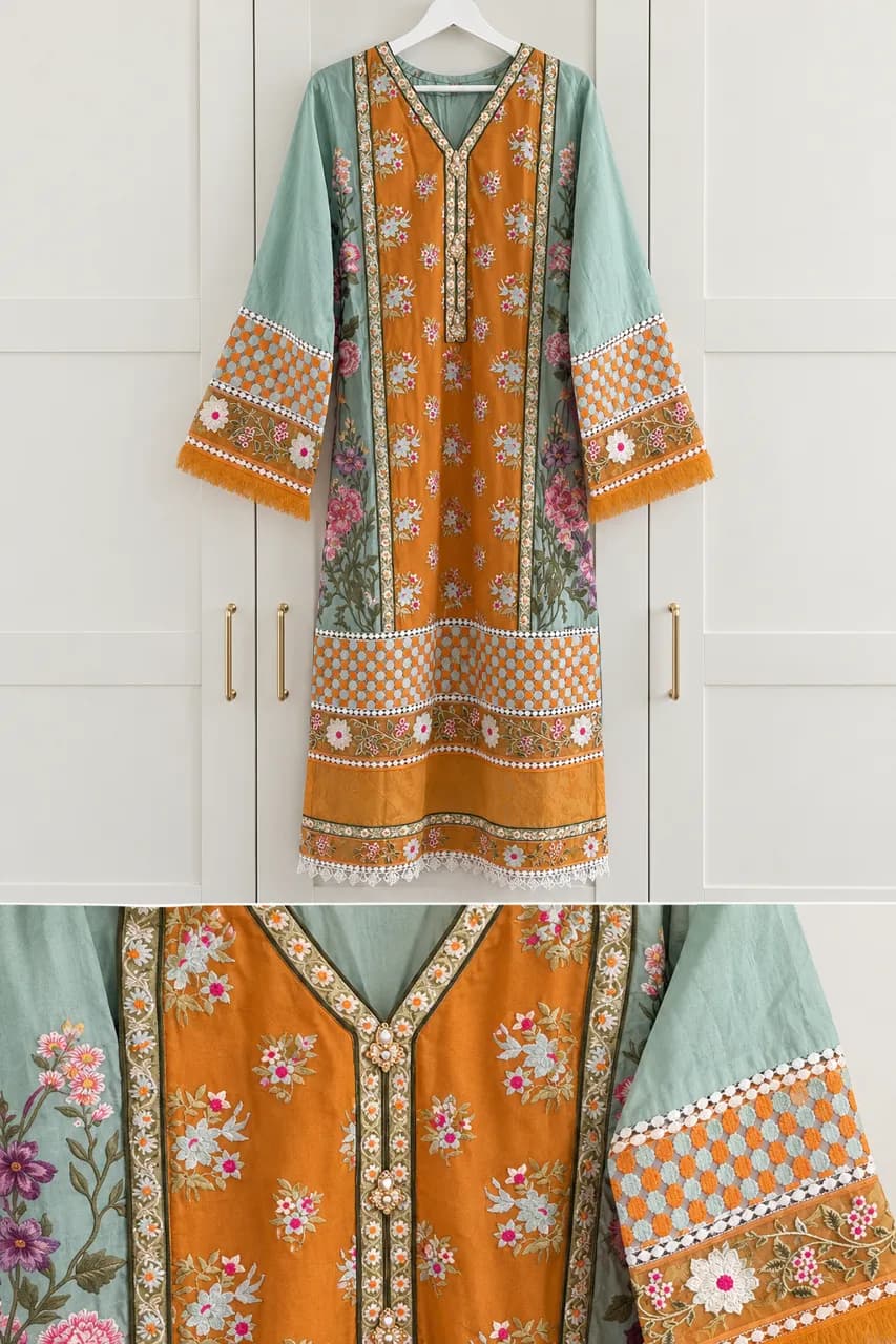 Crimson dress — image 1
