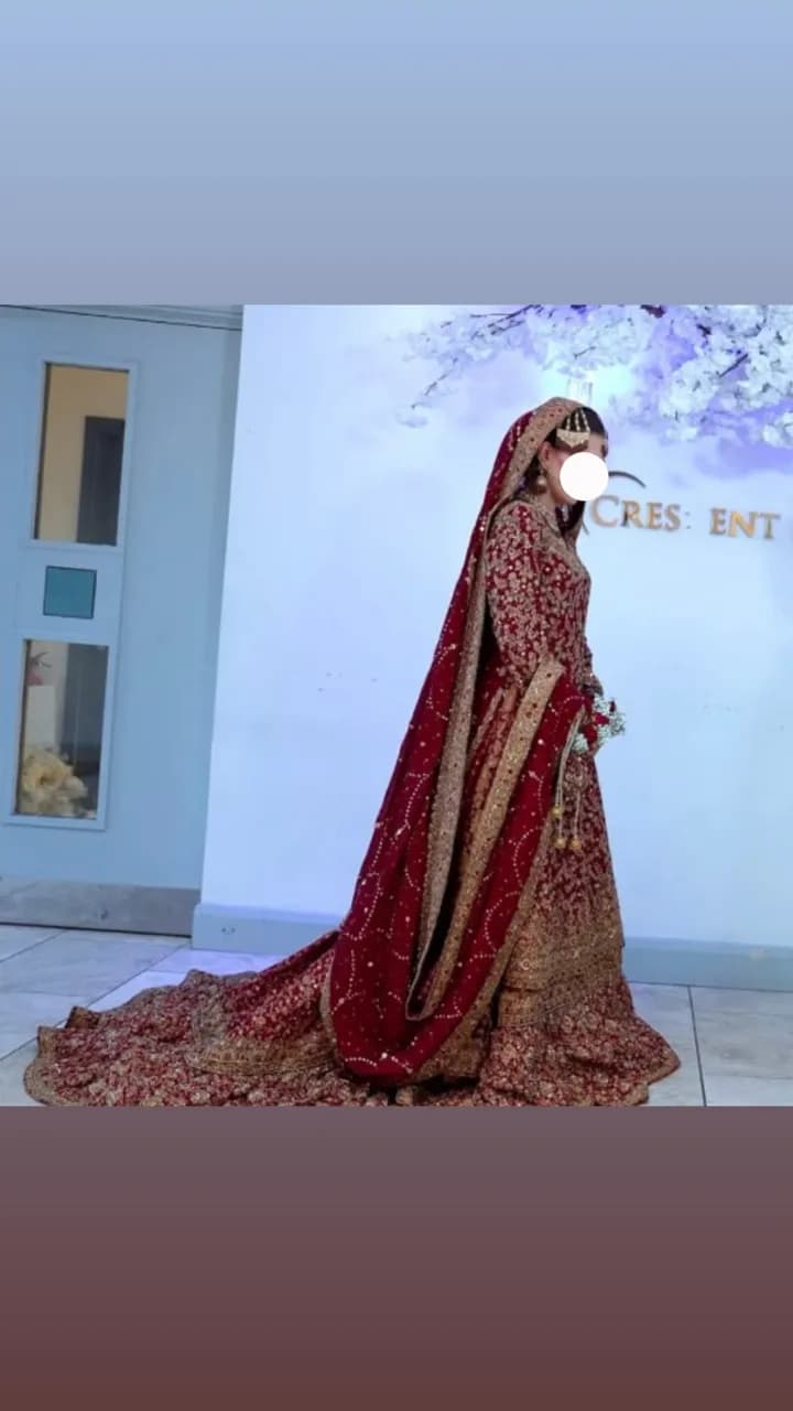 Zeeshan Danish Bridal Dress Inc Jewellery — image 1