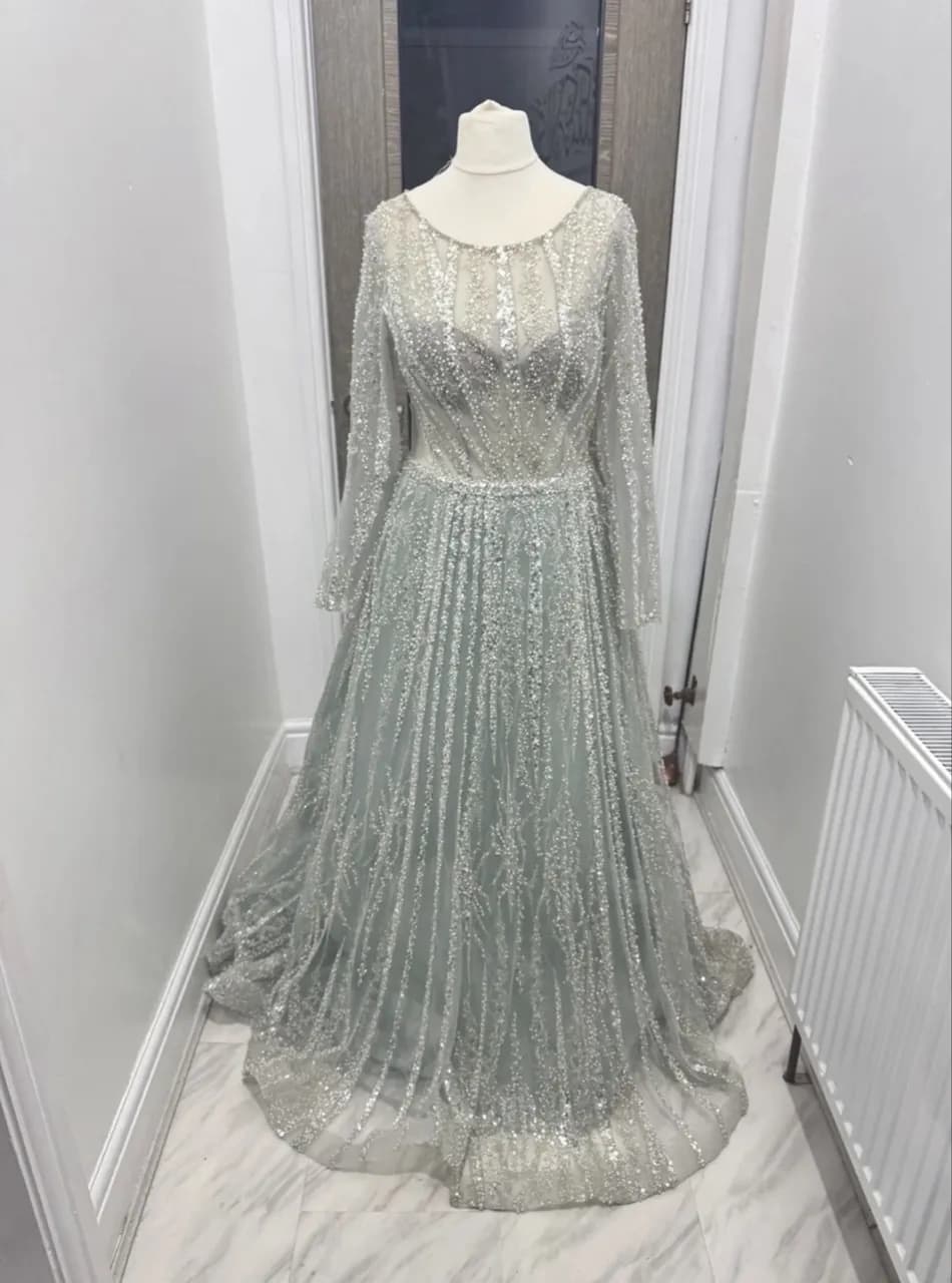 Sage Green heavy dress — image 1