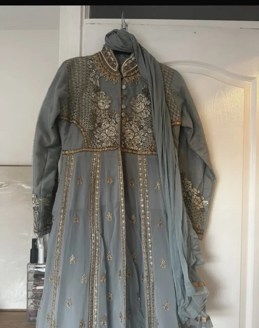 Blue grey dress — image 1