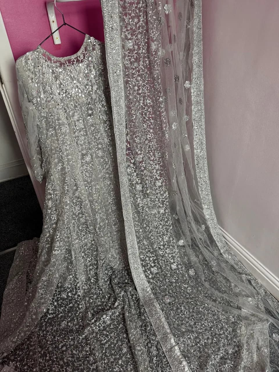 Bridal Valima reception maxi dress